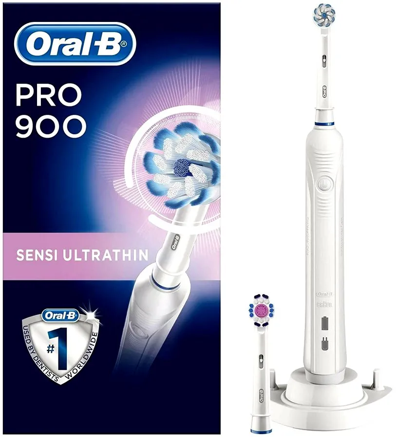 Электрическая зубная щетка Oral-B PRO 900 Sensitive, Белый