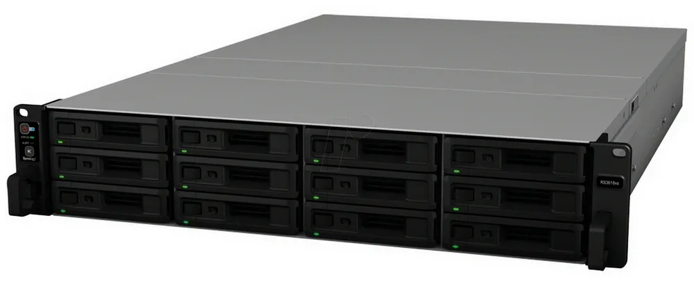 Сетевое хранилище SYNOLOGY RS3618xs, Серый