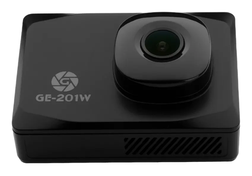 Cameră auto DVR Globex GE-201w, 2304 x 1296, Negru