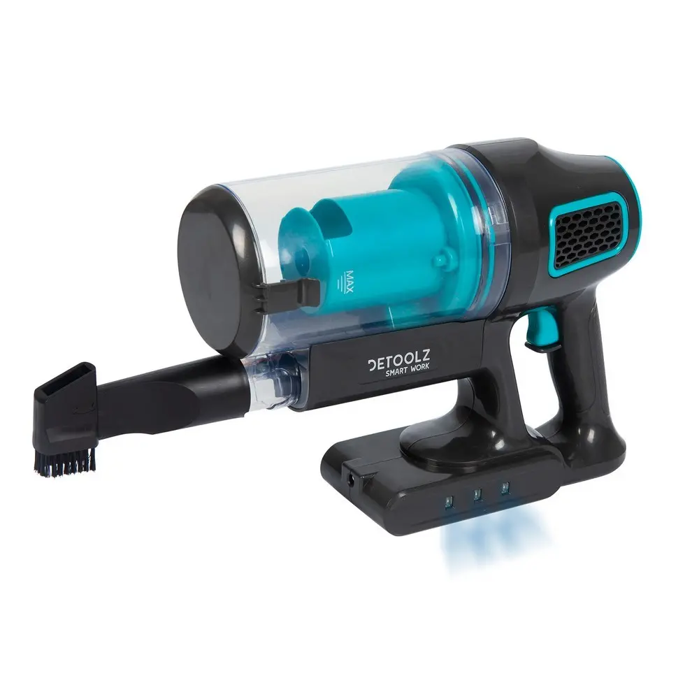 Пылесос с аккумулятором Detoolz 120W, 0,8L 2200mAh