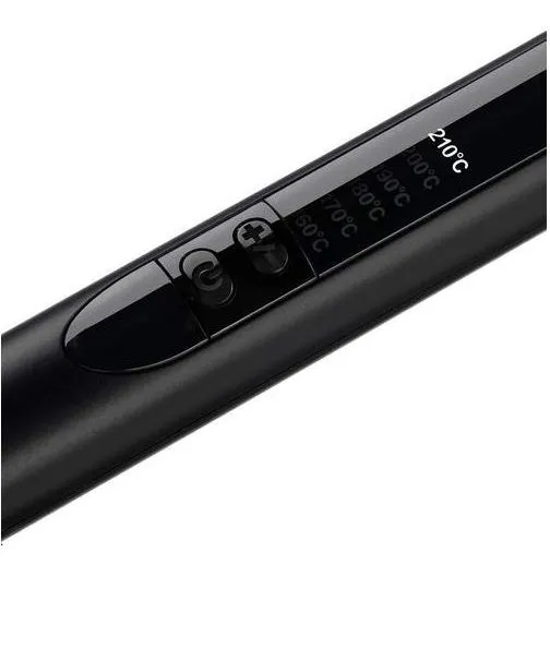 Ondulator de păr BaByliss Conical Wand C454E, Negru | Roz