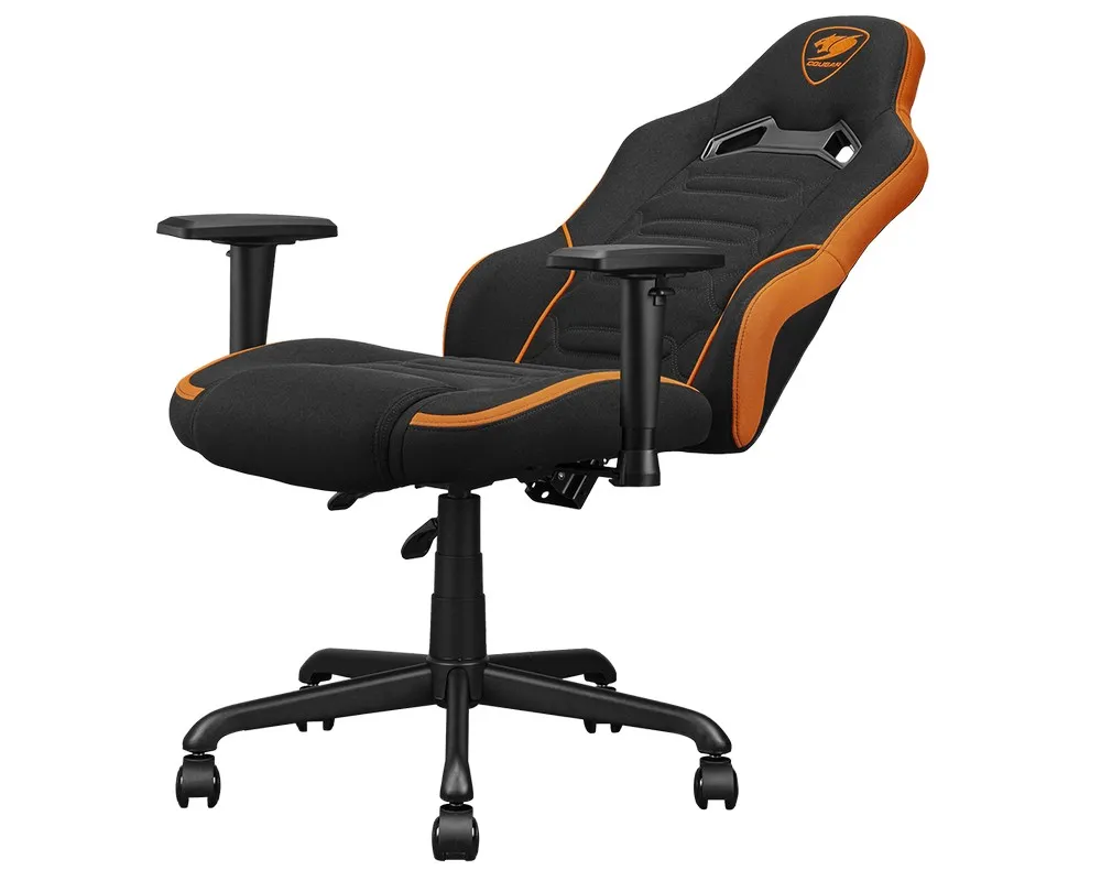 Scaun Gaming Cougar Fusion SF, Plasă elastomerică respirabilă, Portocaliu