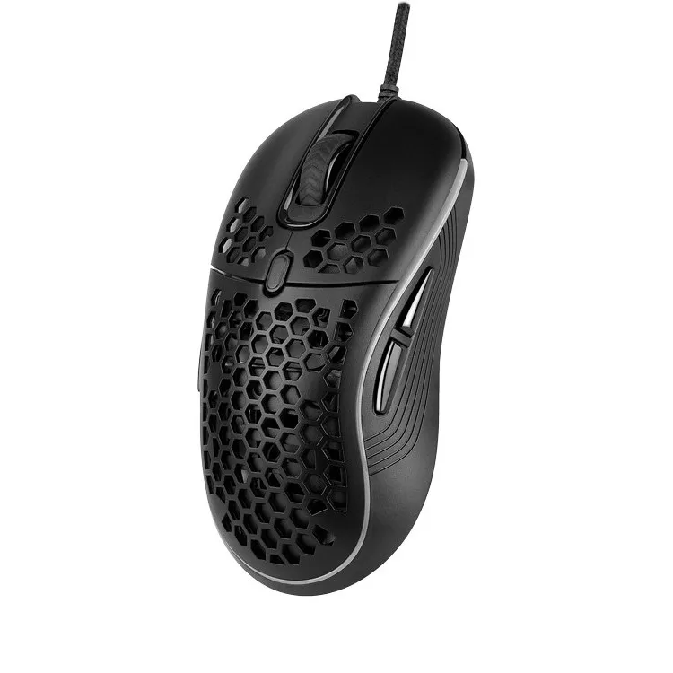 Gaming Mouse SVEN RX-G860, Optical, 200-12800 dpi, 8 buttons, Honeycomb design, RGB, Black, USB