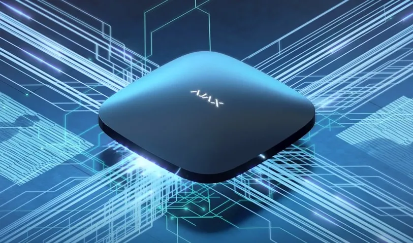 Panou inteligent de control al alarmei Ajax Hub 2 Plus, Alb