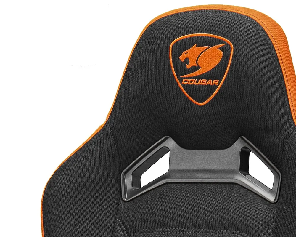 Scaun Gaming Cougar Fusion SF, Plasă elastomerică respirabilă, Portocaliu