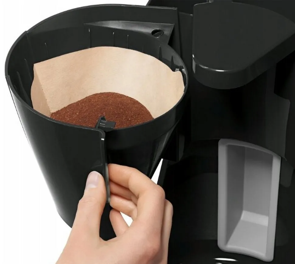 Капельная Кофеварка Bosch CompactClass TKA3A033, 1100Вт, Чёрный