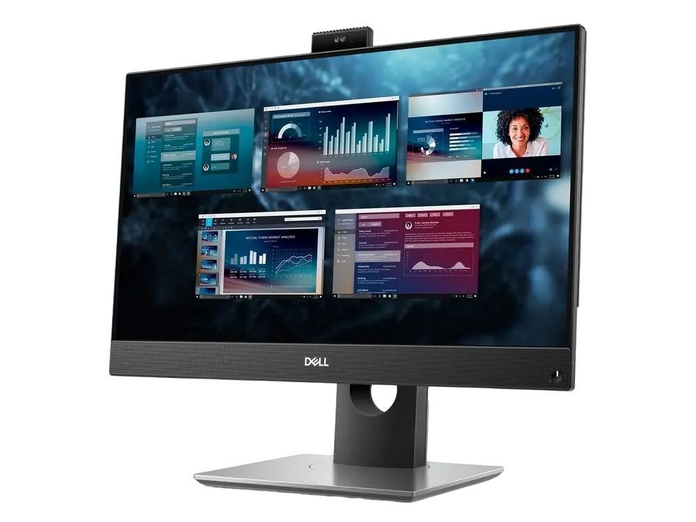 Computer All-in-One DELL OptiPlex 5490, 23,8", Intel Core i5-10500T, 8GB/256GB, Linux Ubuntu, Negru