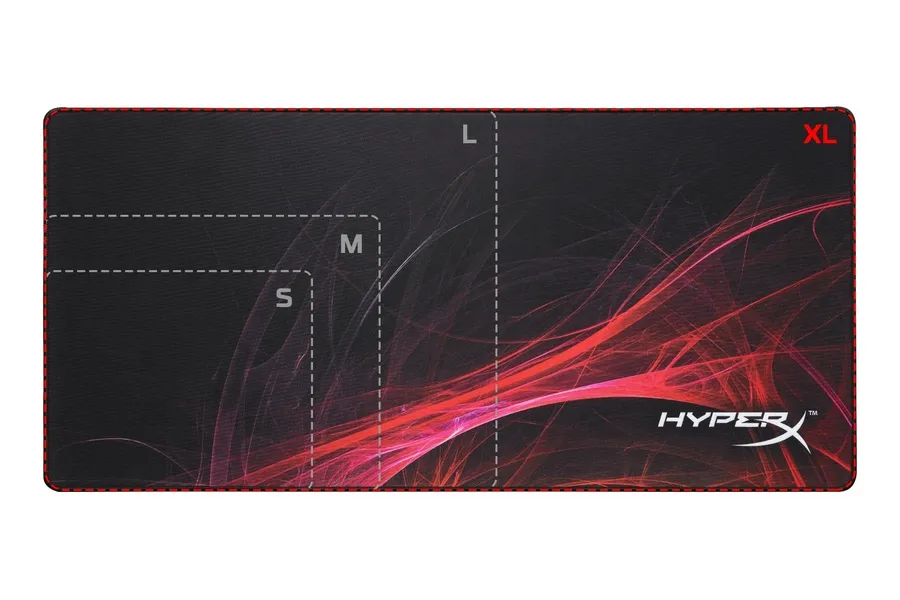 Mouse Pad pentru jocuri HyperX FURY S Pro Speed Edition, Extra Large, Negru/Rosu