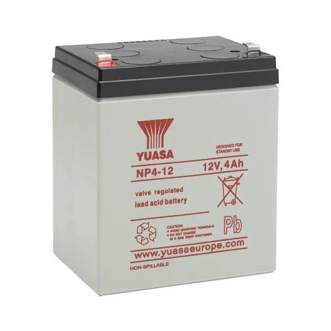 Acumulator UPS Yuasa NP4-12-TW, 12V, 4Ah