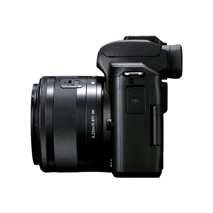 Aparat Foto Mirrorless Canon EOS M50 Mark II Vlogger Kit, Negru