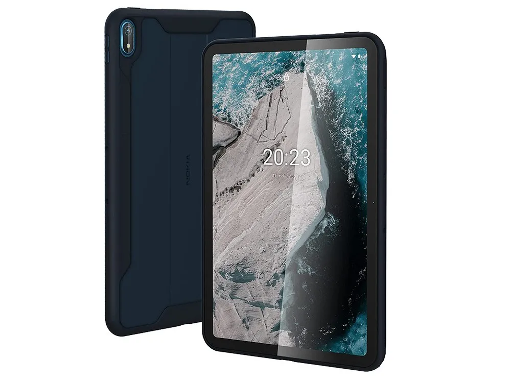 Tablet Case Book PU Leather for Nokia T20, Black