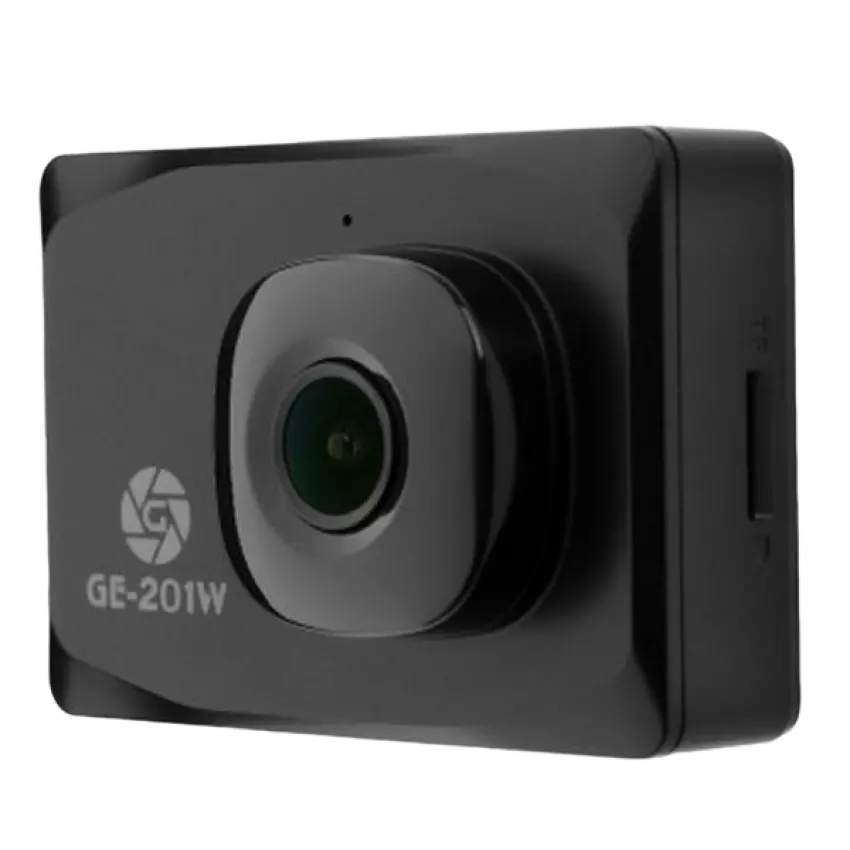 Cameră auto DVR Globex GE-201w, 2304 x 1296, Negru