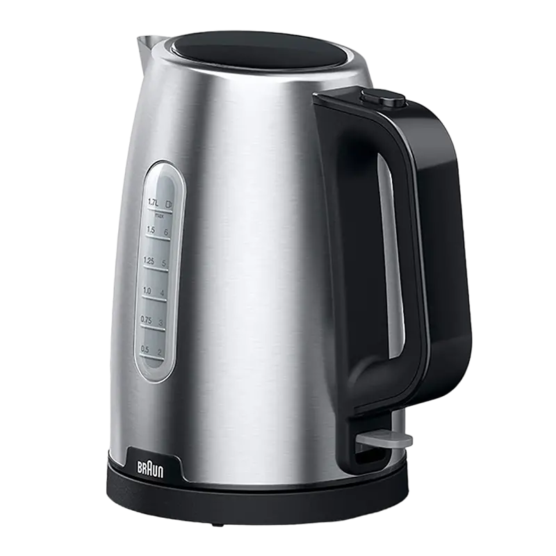 Электрочайник Braun WK1500 BK, Черный | Нержавеющая сталь