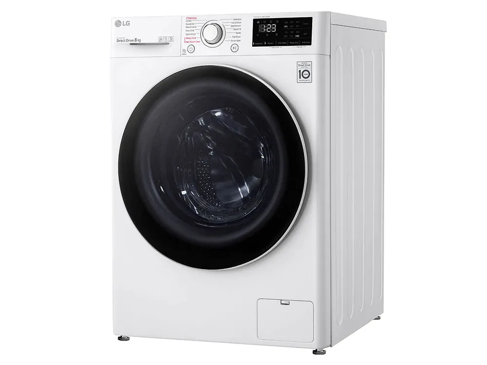 Mașină de spălat LG F4WV328S0U, 8kg, Alb