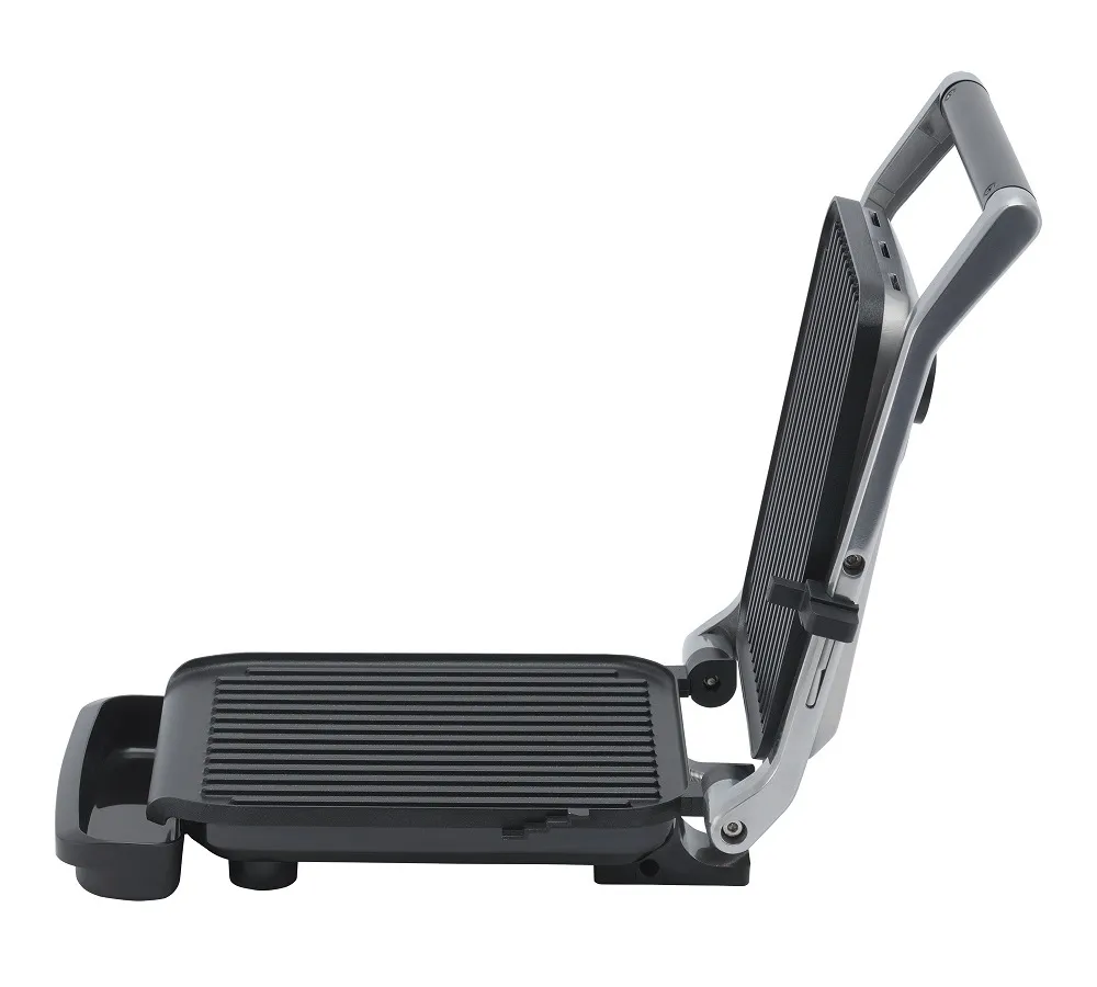 Grătar electric Polaris PGP2902, 2000W, Argintiu