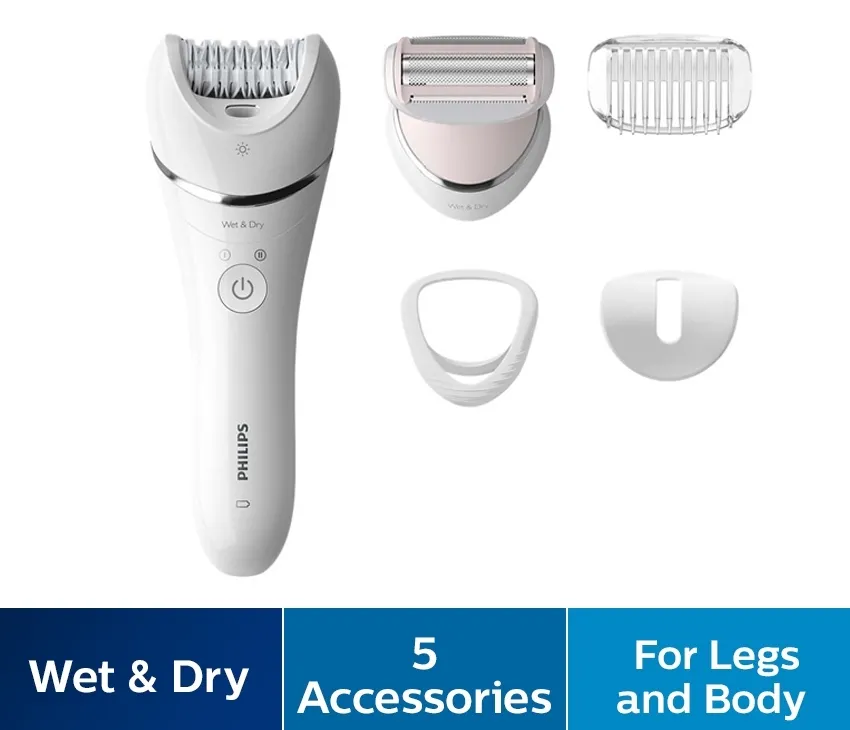 Epilator PHILIPS BRE710/00, Alb