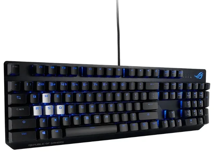 Клавиатура ASUS Strix Scope RX, Проводное, Чёрный