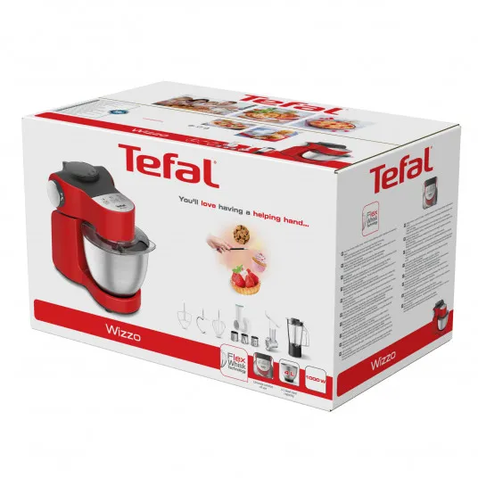 Кухонный комбайн Tefal QB317538, Красный