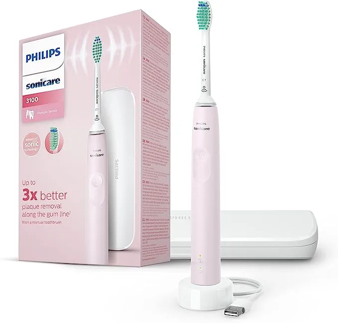 Periuța de dinți electrică sonică PHILIPS HX3673/11, Roz
