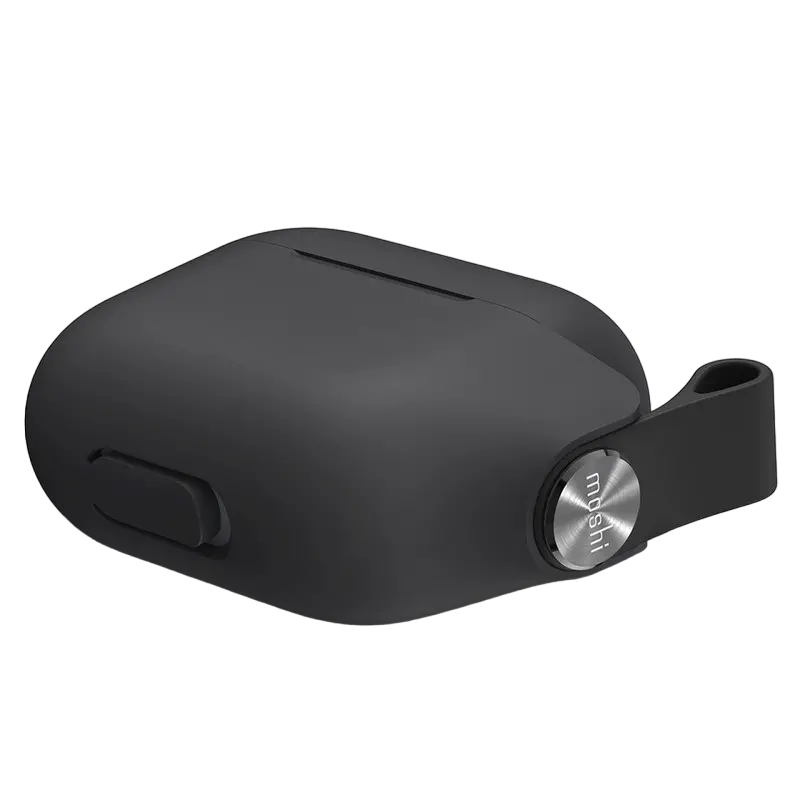 Чехол Moshi Pebbo - Airpods 3, Чёрный