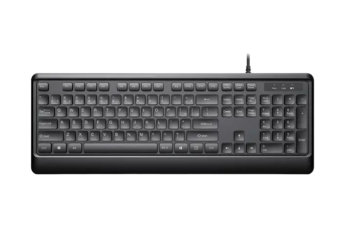 Keyboard & Mouse Sohoo KM102, Laser Engraving, Ultra-thin, 1200 dpi, 4 buttons, 1.8m, Black, USB