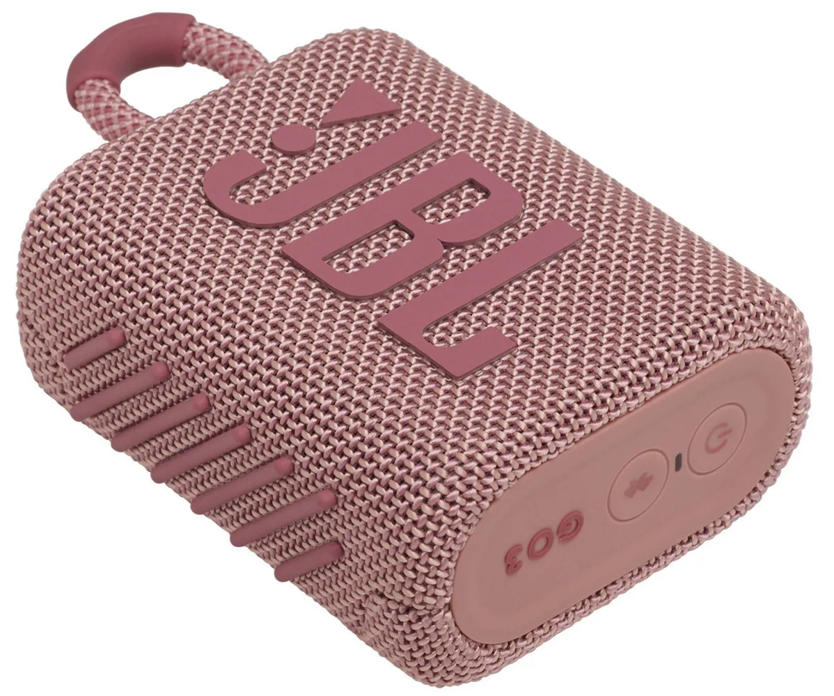 Портативная колонка JBL GO 3, Розовый