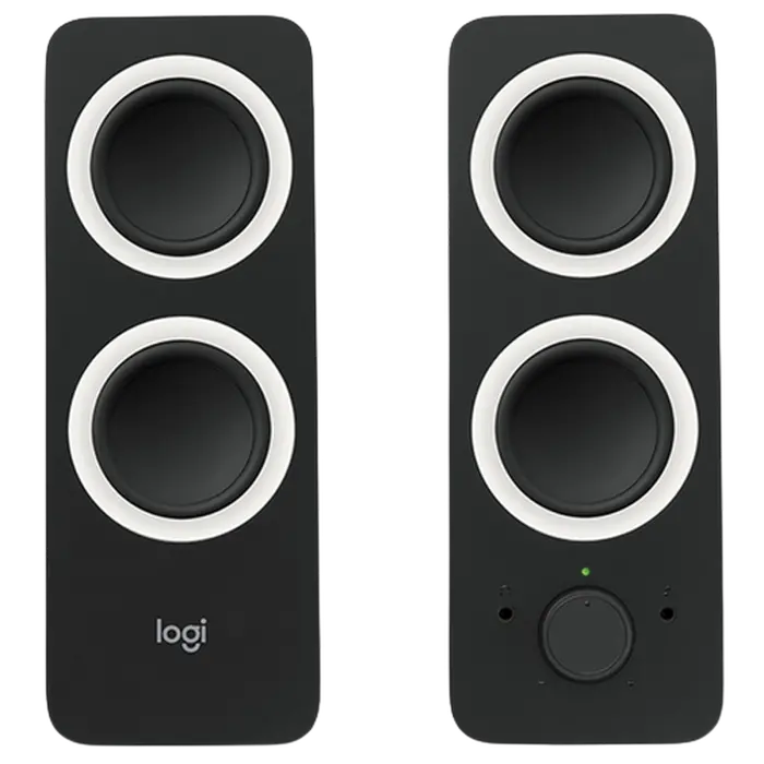Компьютерные колонки 2.0 Logitech Z200, Чёрный