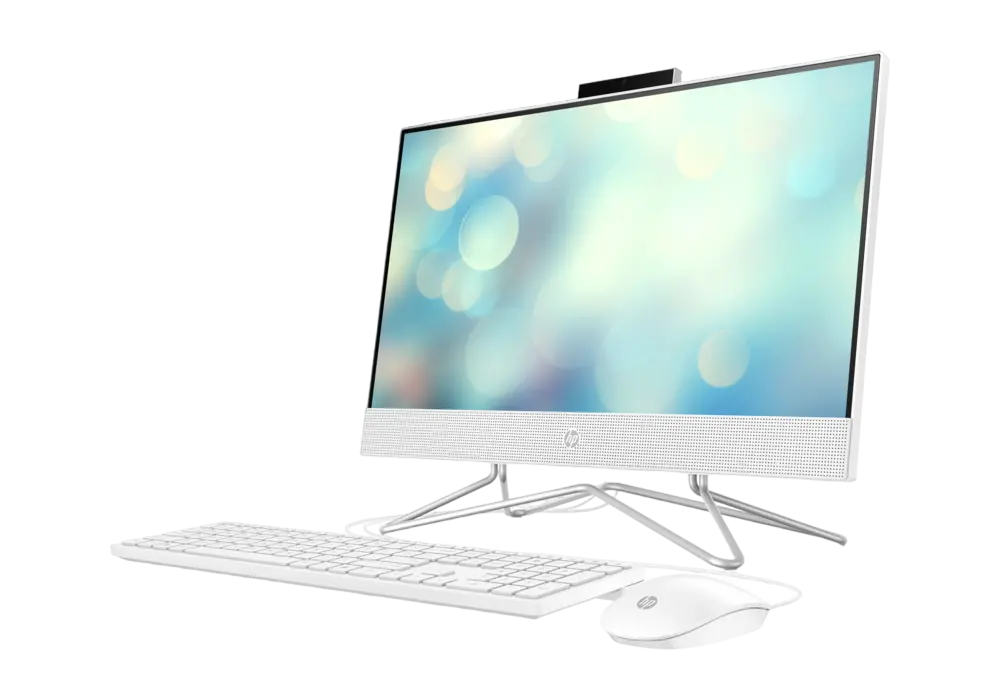 Computer All-in-One HP 22-df1036ur, 21,5", Intel Core i3-1125G4, 8GB/256GB, FreeDOS, Alb