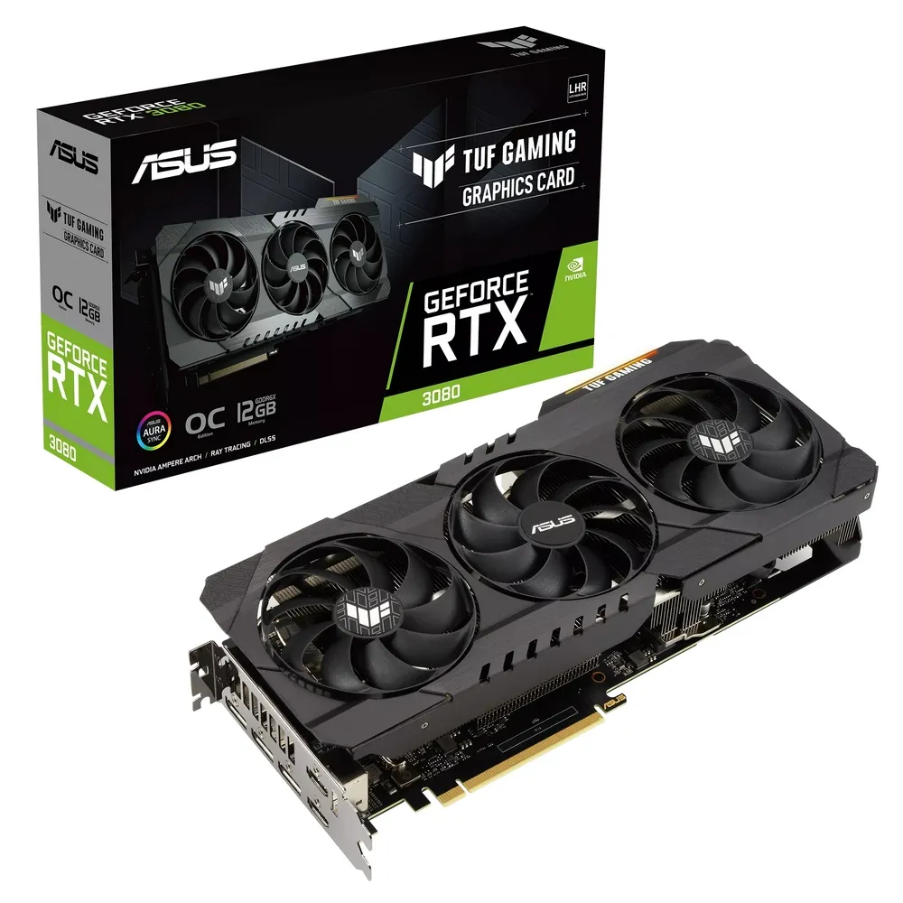 Placă Video ASUS TUF-RTX3080-O12G-GAMING, 12GB GDDR6X 384bit