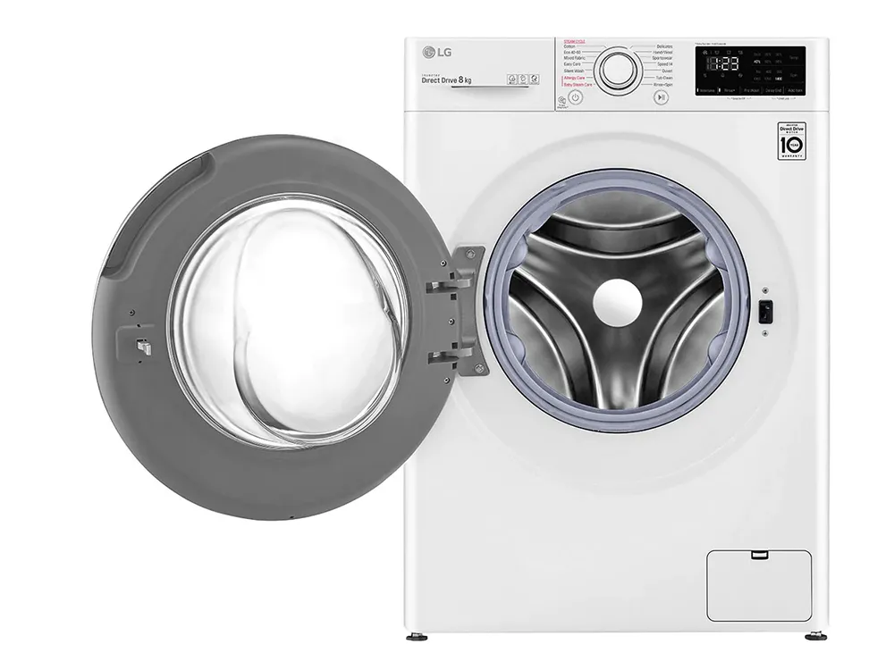 Mașină de spălat LG F4WV328S0U, 8kg, Alb
