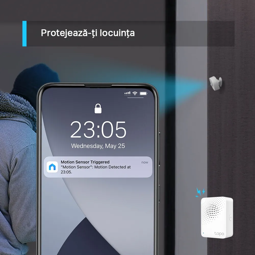 Умный датчик движения TP-LINK Tapo T100, Белый
