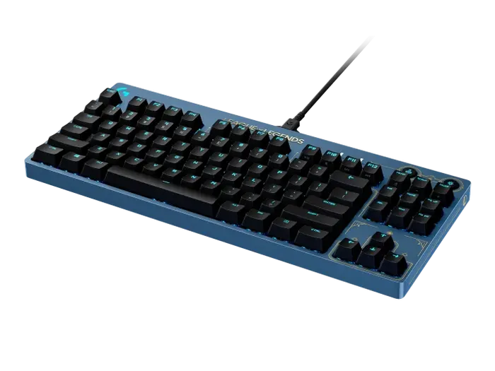 Клавиатура Logitech G Pro LOL, Проводное, Синий