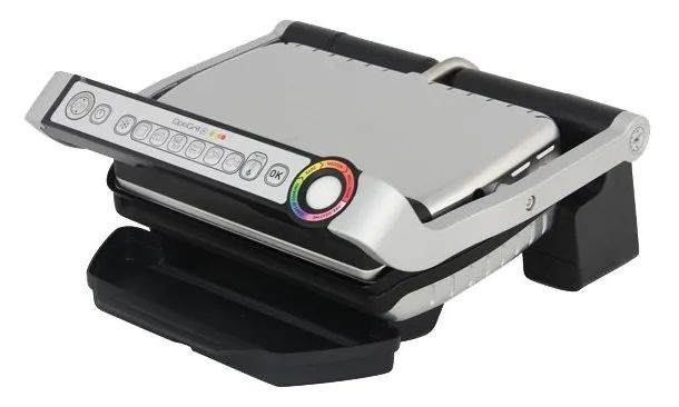 Grătar electric Tefal OptiGrill, 2000W, Oțel inoxidabil