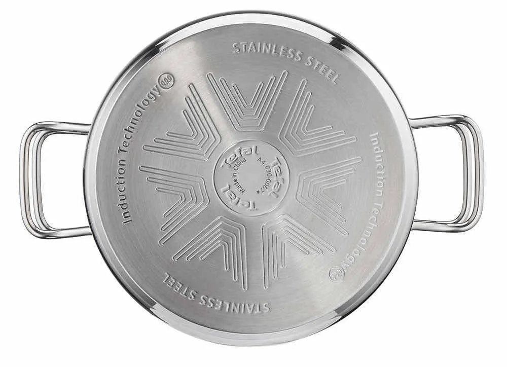 Кастрюля Tefal Intuition, 4,9л, Серебристый