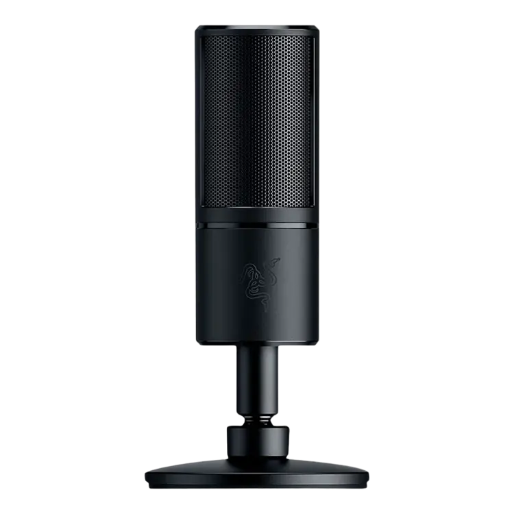 Игровой Микрофон RAZER Seiren X, Проводной аналоговый, Чёрный