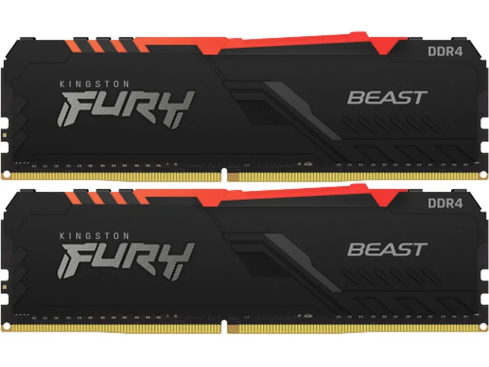 Оперативная память Kingston FURY Renegade, DDR4 SDRAM, 3200 МГц, 64Гб, KF432C16RBK2/64