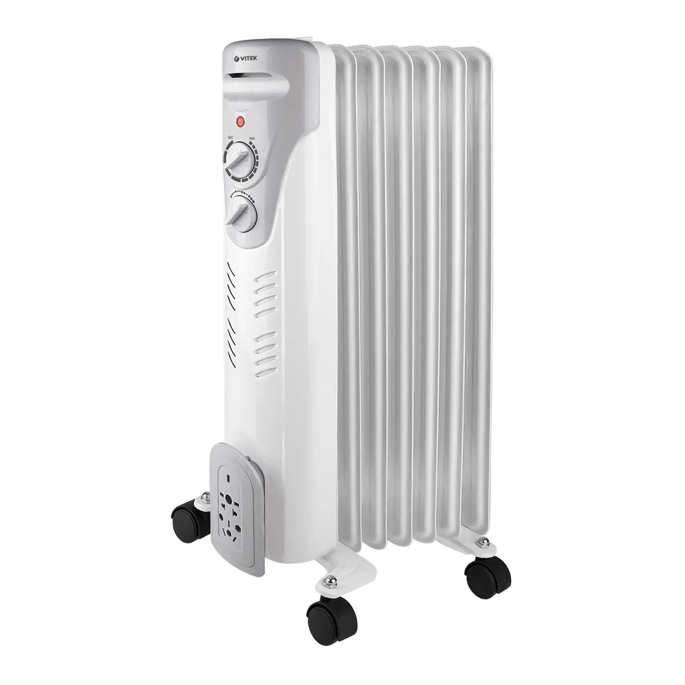 Radiator de ulei VITEK VT-1708, 1500W, Alb