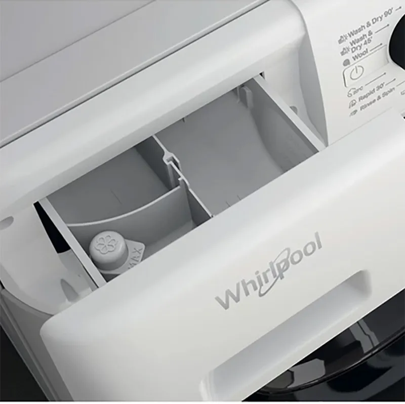 Mașină de spălat cu uscător Whirlpool FFWDB 976258 BV EE, 9kg, Alb