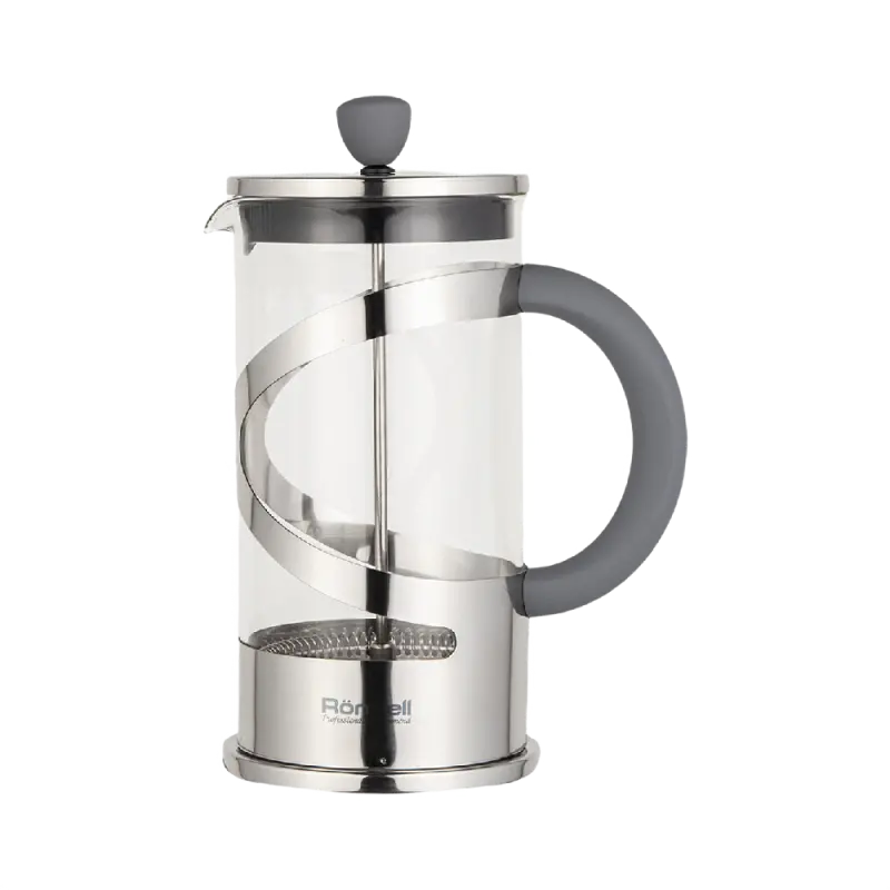 Френч-пресс Rondell RDS-840, 1л, Серебристый