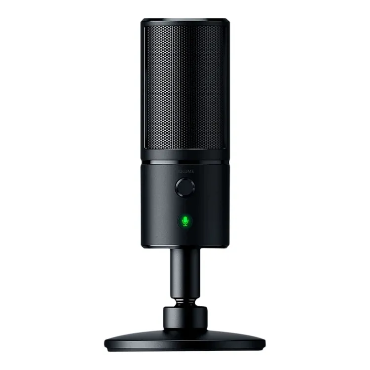 Игровой Микрофон RAZER Seiren X, Проводной аналоговый, Чёрный