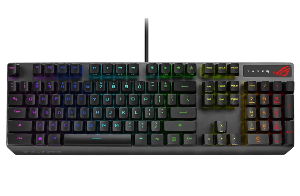 Клавиатура ASUS Strix Scope RX, Проводное, Чёрный