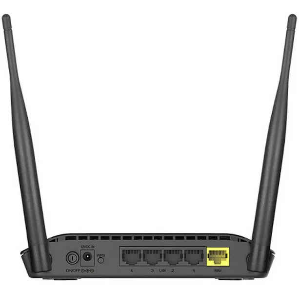 Беспроводной маршрутизатор D-Link DIR-615, Чёрный