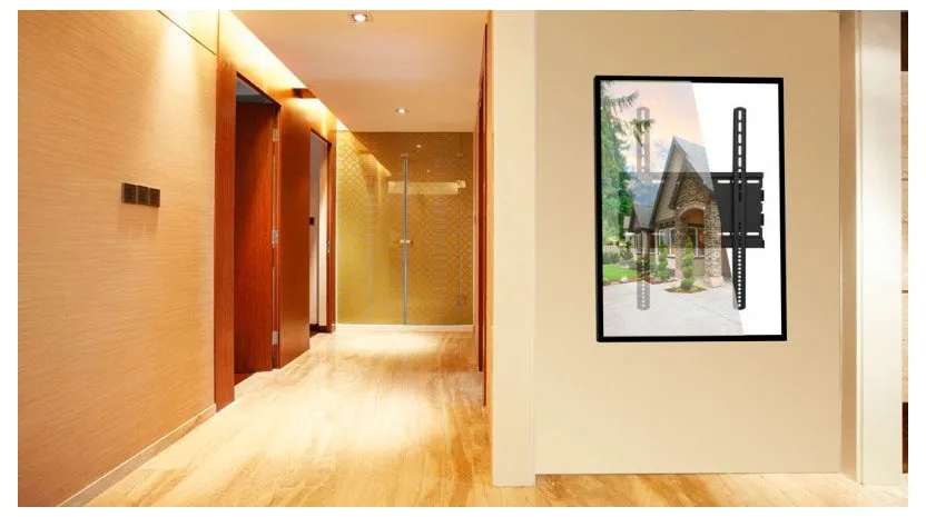 Suport fixat pe perete Reflecta Plano Portrait 70-4060, Negru