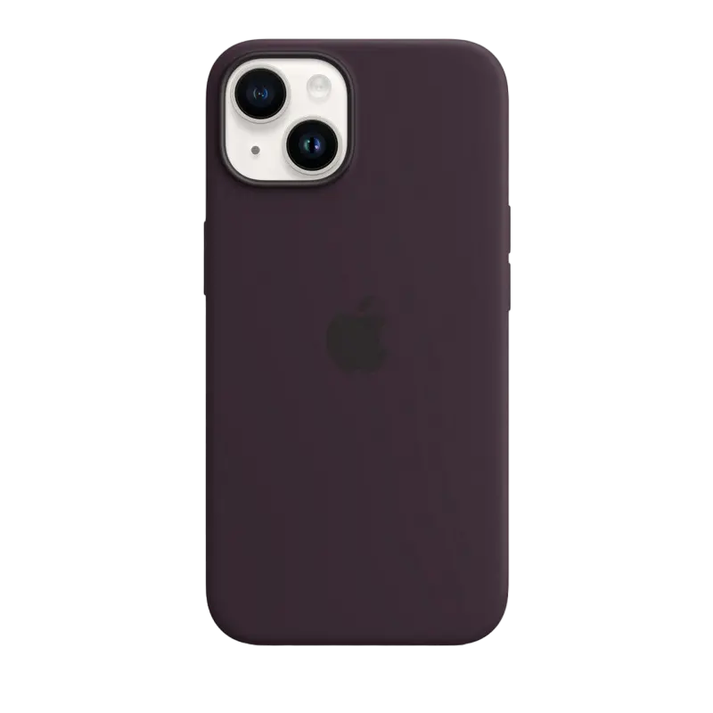 Original iPhone 14 Silicone Case with MagSafe - Elderberry, Model A2910