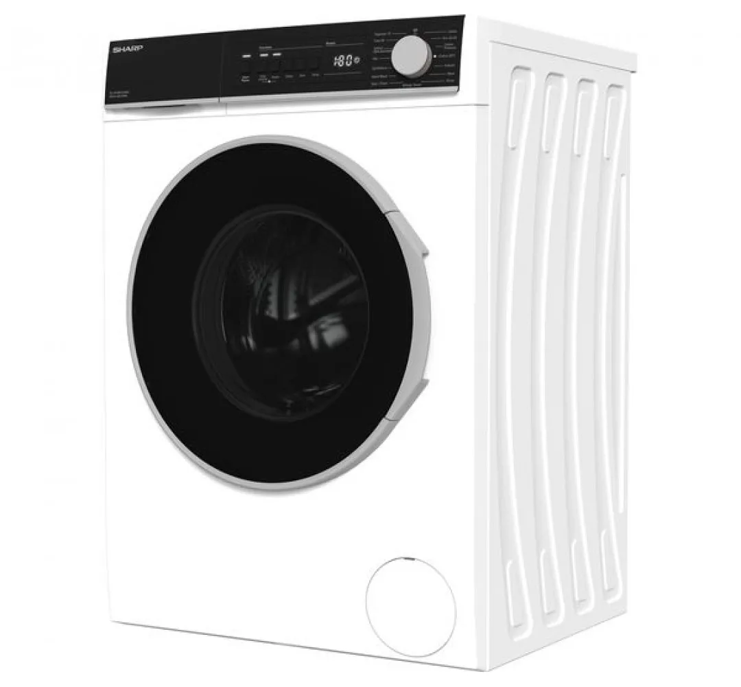 Mașină de spălat Sharp ESNFB814AWCEE, 8kg, Alb