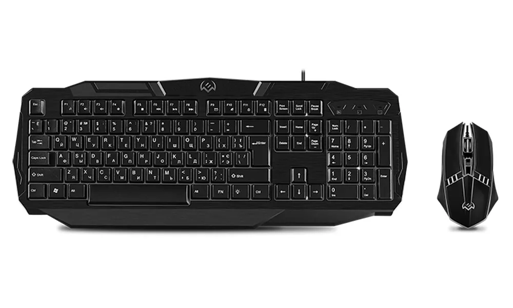 Set Tastatură + Mouse SVEN GS-9100, Cu fir, Negru