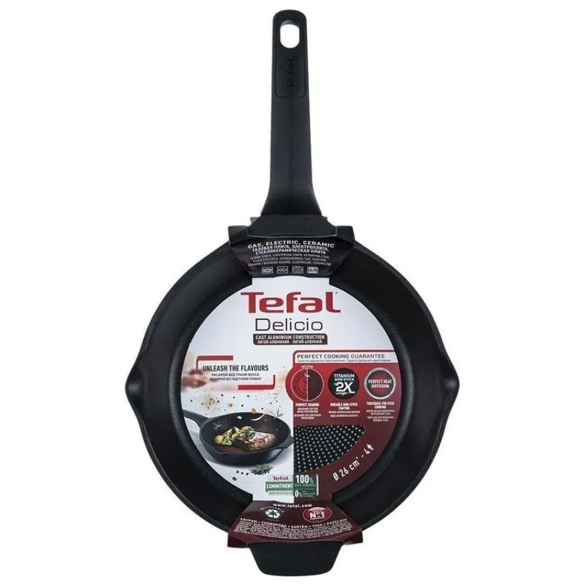 Сковорода Tefal E2320674, 28cm, Чёрный