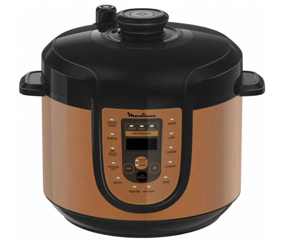 Aparat de gătit multifuncțional sub presiune Moulinex CE5A0F34, Cafeniu