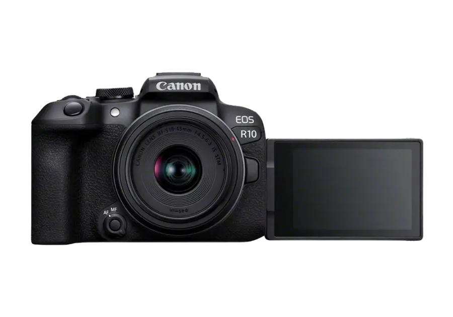 Aparat Foto Mirrorless Canon EOS R10 Body & Adapter, Negru