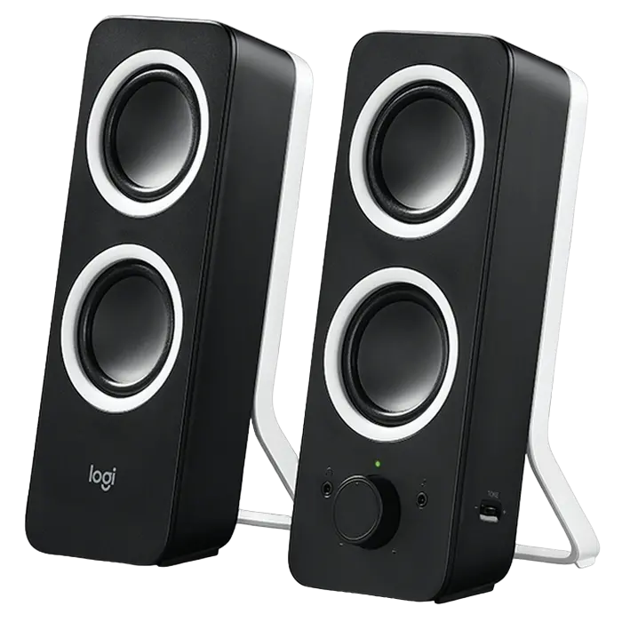 Компьютерные колонки 2.0 Logitech Z200, Чёрный